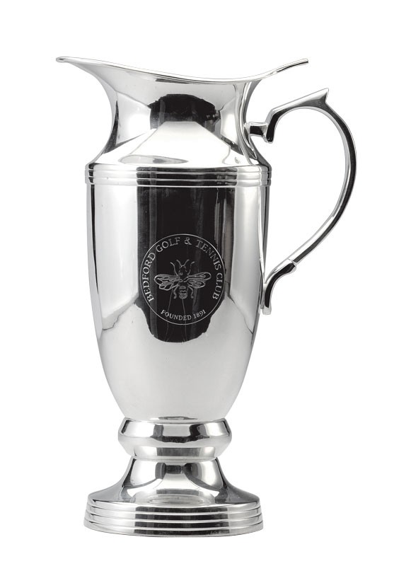 Silverplated trophy pitcher - 10 1/2" ht.