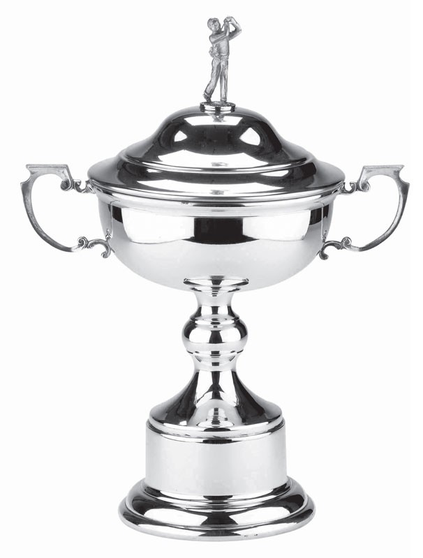 Pewter Ryder Cup trophy - 12” ht.