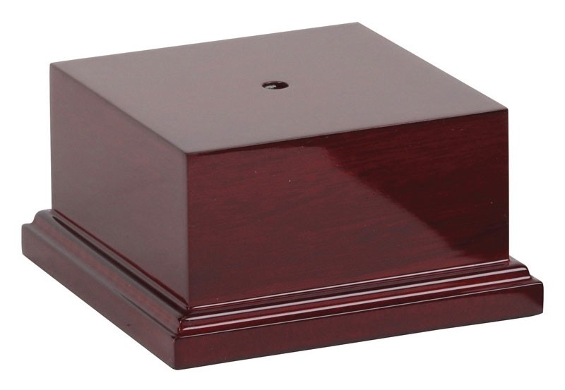 Rosewood base - 5” top x 3” ht.