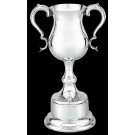 English Georgian pewter trophy cup - 8"