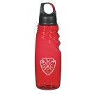 BPA Free sports bottle with carabiner clip - holds 24 oz. - 9 3/4" ht.