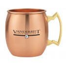 Copper Moscow Mule with brass handle-holds 20 oz. - 3 3/4" x 3 1/4"