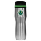 Double walled 16 oz. vacuum sealed stainless tumbler - 9 1/4” ht.