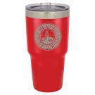 Polar camel double wall 30 oz.stainless steel insulated tumbler with lasered logo & copy - keeps drinks hot or cold for hours - 7 3/4" ht.