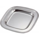 Silverplated (non-tarnish) square tray - 8"