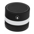 Bluetooth 3 watt speaker with FM radio - 2 1/2" x 2.4"