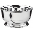 Pewter revere bowl with beaded design - 7 1/2" d.