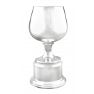 Pewter cup on pewter base - 8 1/2" ht.