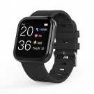 Smart watch with touch screen monitors heart rate & blood oxygen levels, tracks steps & calories