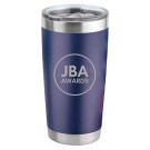Stainless steel 20 oz. powder coated insulated tumbler with lasered imprint