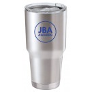 Stainless steel 30 oz. aluminum insulated tumbler with sublimated art