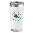 Stainless steel 20 oz. aluminum insulated tumbler with sublimated art