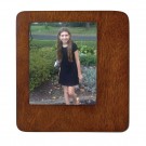 Wood picture frame - holds 5" x 7" photo