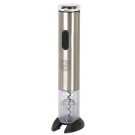 Battery operated wine opener with foil cutter - 10 7/8" ht. x 1 7/8" w. Includes lasered imprint. No minimum blank