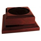 Rosewood piano finish wood base - 9” sq.