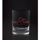 Boxed set of 2 14 oz. satin etched or imprinted DOF glasses - 4" ht.