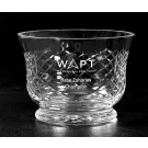 Etched lead free optic cut crystal flared bowl - 6" dia.