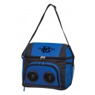 Denier cooler bag with bluetooth speakers - 10 3/4" x 10"