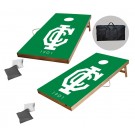 Regulation size wood cornhole set including case and bean bags & custom decoration - 24"x 48"