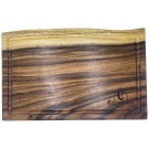 Walnut charcuterie board with natural edge & lasered imprint - 24" x 12"