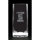 Boxed set of 2 etched highball glasses - 12 oz. - 5 1/2" ht.