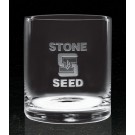 Boxed set of 2 etched DOF glasses - 13 1/2 oz. - 4" ht.