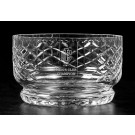 Etched lead free optic cut crystal bowl - 7 1/2" dia.