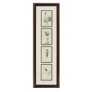 Golfing greats lithograph of Jones, Snead, Hogan & Palmer by E. Kasper - 10" x 32"