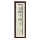 Golfing greats lithograph of Jones, Snead, Hogan & Palmer by E. Kasper - 10" x 32"