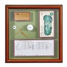 Hole-in-one shadow box - approx. 12" x 15"