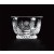 Etched full lead cut crystal bowl - 8"