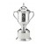 Fine pewter trophy cup and lid on pewter base - 11 1/8" ht.