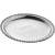 Aluminum beaded round tray -food & oven safe- 9 1/2"