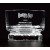 Etched lead crystal straight sided bowl with sculptured base - 9" dia.