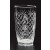 Etched full lead cut crystal vase with etched partners, logo & copy - 8 1/2" ht.