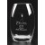 Etched non-lead crystal vase with choice of etched female or male golfer or male, female or mixed partners and logo and copy - 8 1/2" ht.