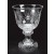 Etched lead crystal trophy bowl - 11” ht.