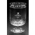 Etched lead crystal trophy cup with copy on front & back rims - 9 1/4” ht.