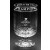 Etched lead crystal trophy cup with copy on front & back rims - 10 1/4” ht.