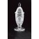 Etched Irish crystal trophy cup & lid - Multiple Sizes Available