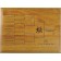Lasered wood tournament draw sheet